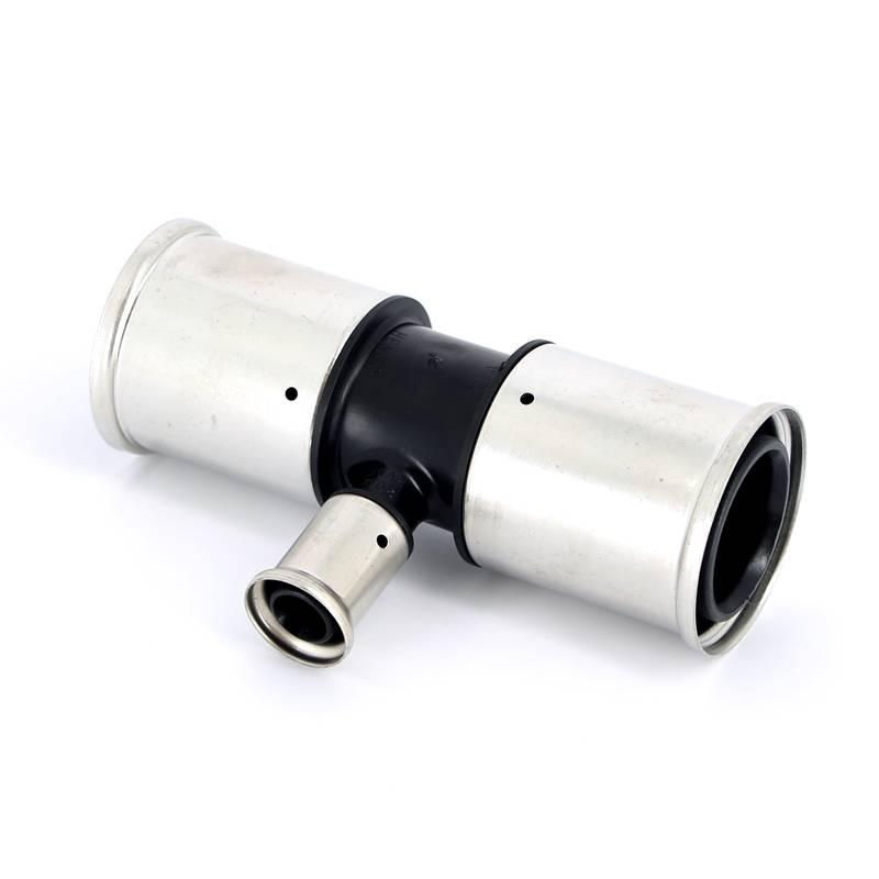 Тройник пресс PVDF Henco 50х20х50 мм 10PK-502050