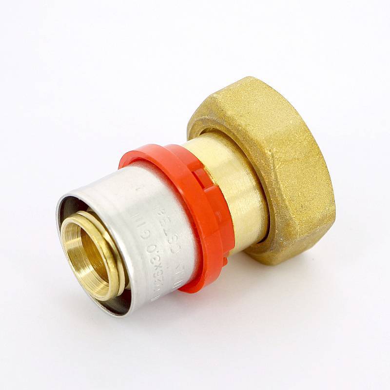 Муфта пресс с накидной гайкой Tiemme 26x3/4 плоское уплотнение 1650072