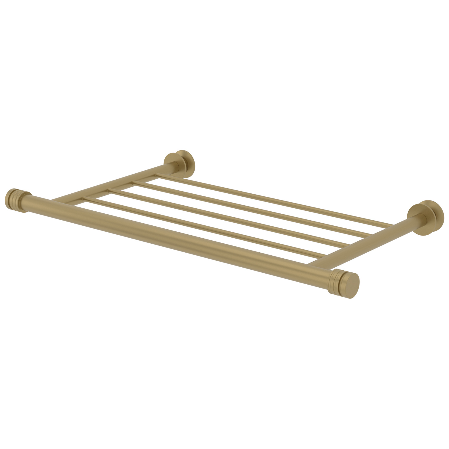 Полка для полотенцесушителя Сунержа прямая 43.8x24 см матовый золотой шелк 32-2012-4370