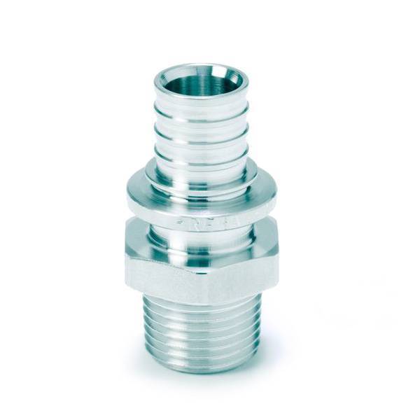 Муфта надвижная REHAU Rautitan SX 20х1/2 с наружной резьбой нержавеющая сталь 11377821001