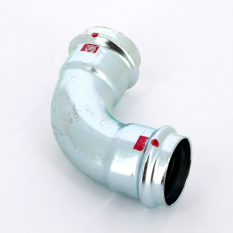 Угол 90° пресс Viega Prestabo оцинкованная сталь 42 мм 558178