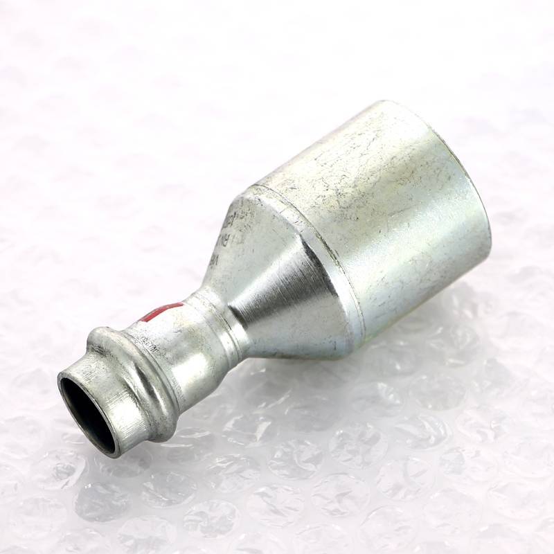 Муфта-вставка пресс из оцинкованной стали Viega Prestabo 35х15 мм 642730