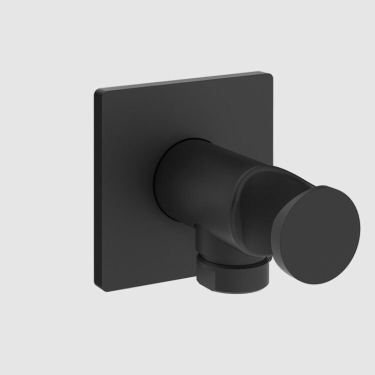Шланговое подсоединение Gessi Inverso Bath&Shower с держателем черный матовый 73061299