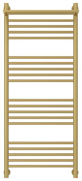 Полотенцесушитель водяной Сунержа Богема+ с 1 полкой 500x1200 мм матовое золото 032-0223-1250