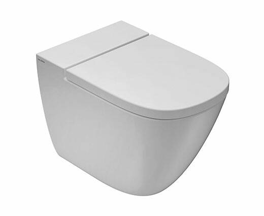 Унитаз приставной Globo Stockholm 370х580х420 мм белый LA001.BI