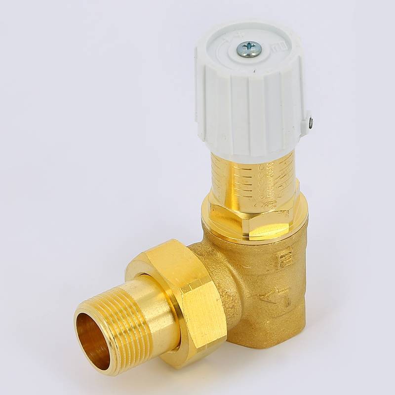 Клапан перепускной Emmeti угловой НВ 3/4 с разъемным соединением 01406040