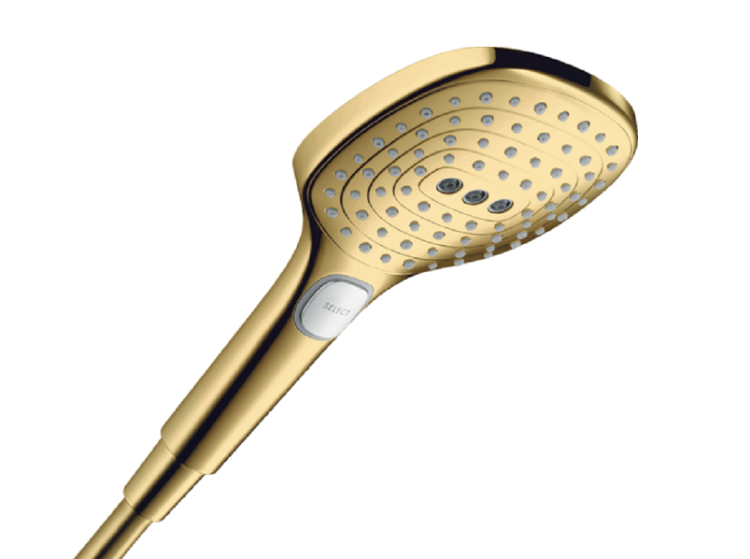 Ручной душ Hansgrohe Raindance Select E 120 3jet полированное золото 26520990