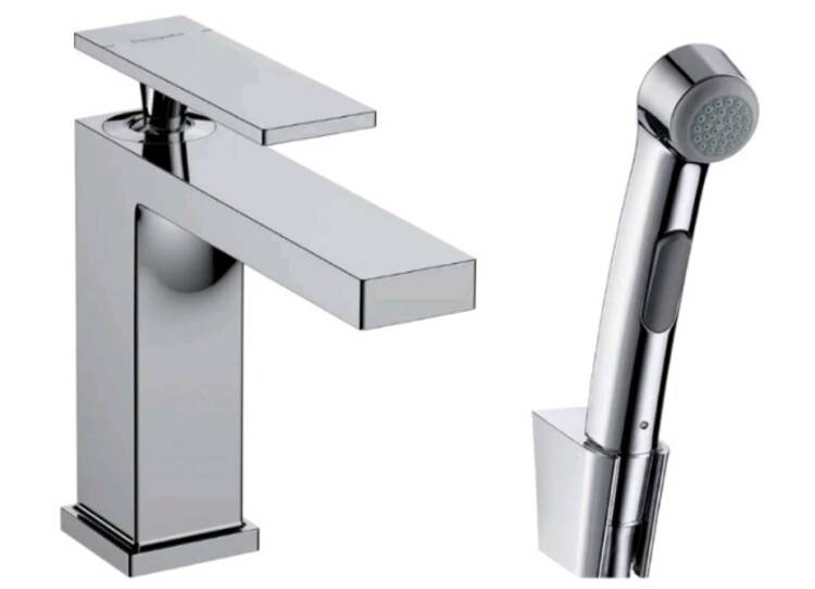 Смеситель для раковины hansgrohe Tecturis E 110 Fine хром 73210000