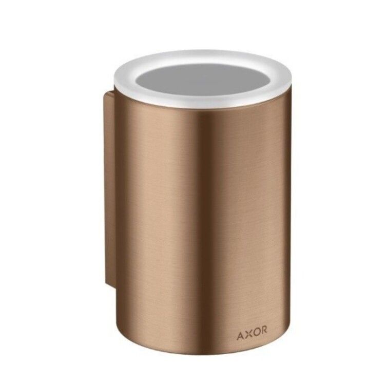Стакан Axor Universal Circular 76x84x114 мм золото красное шлифованное 42804310