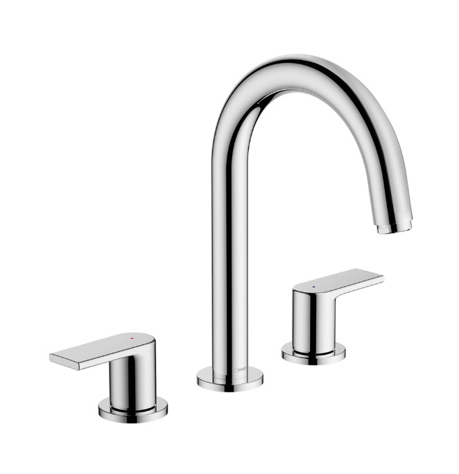Смеситель для раковины Hansgrohe Vernis Shape на 3 отверстия хром 71563000