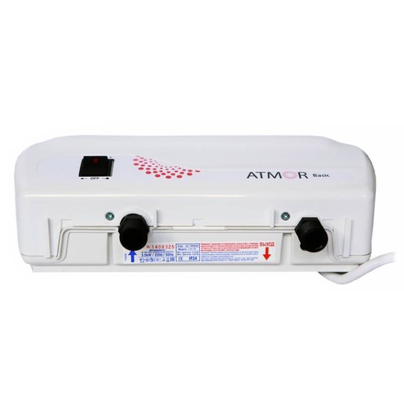 Водонагреватель электрический проточный Ariston Atmor Basic 5 кВт душевая лейка 3520064