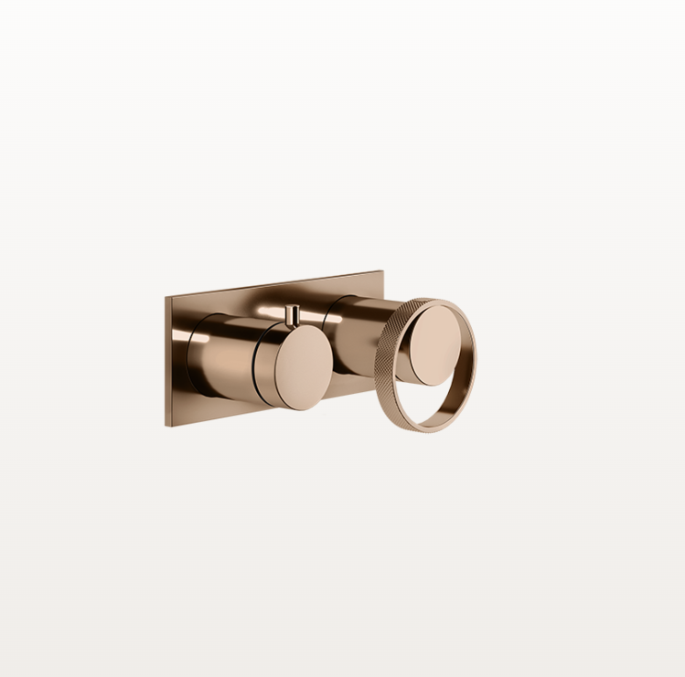 Смеситель для душа Gessi Anello встраиваемый Copper PVD 63379030