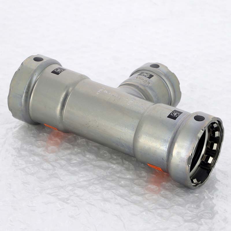 Тройник пресс Megapress Viega 1 1/4x1x1 1/4 695095