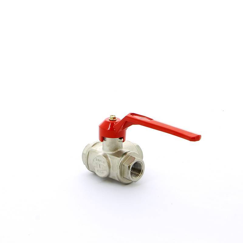 Кран шаровой трехходовой ITAP 128 T-порт рычаг 1/2 ВВ 1280012T