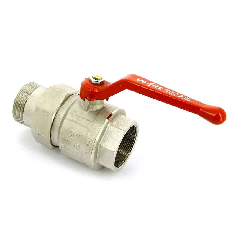 Кран шаровой полнопроходной Uni-Fitt Etalon рычаг с разъемным соединением 2 НВ 113L7000