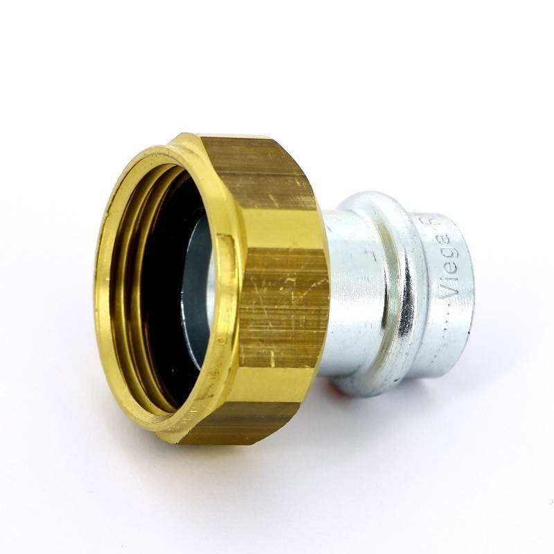 Муфта переходная пресс-В Viega Prestabo оцинкованная сталь 18x1 601065