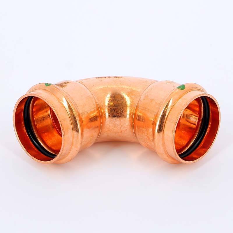 Угол 90° пресс медный Viega Profipress 35 мм 291532