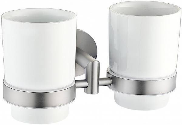 Стаканы с держателем Allen Brau Priority белый/никель 6.31003-BN