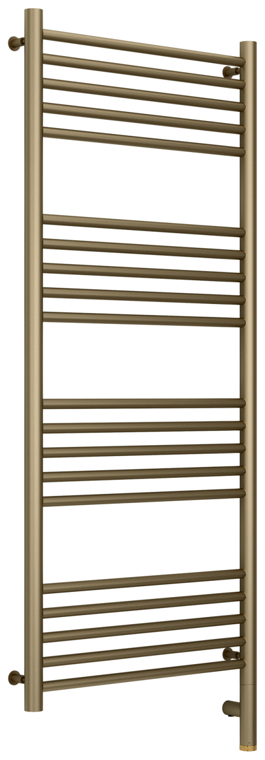 Полотенцесушитель электрический Сунержа Богема 3.0 прямая 532х1324 мм правое золотой шёлк матовый 32-5805-1250