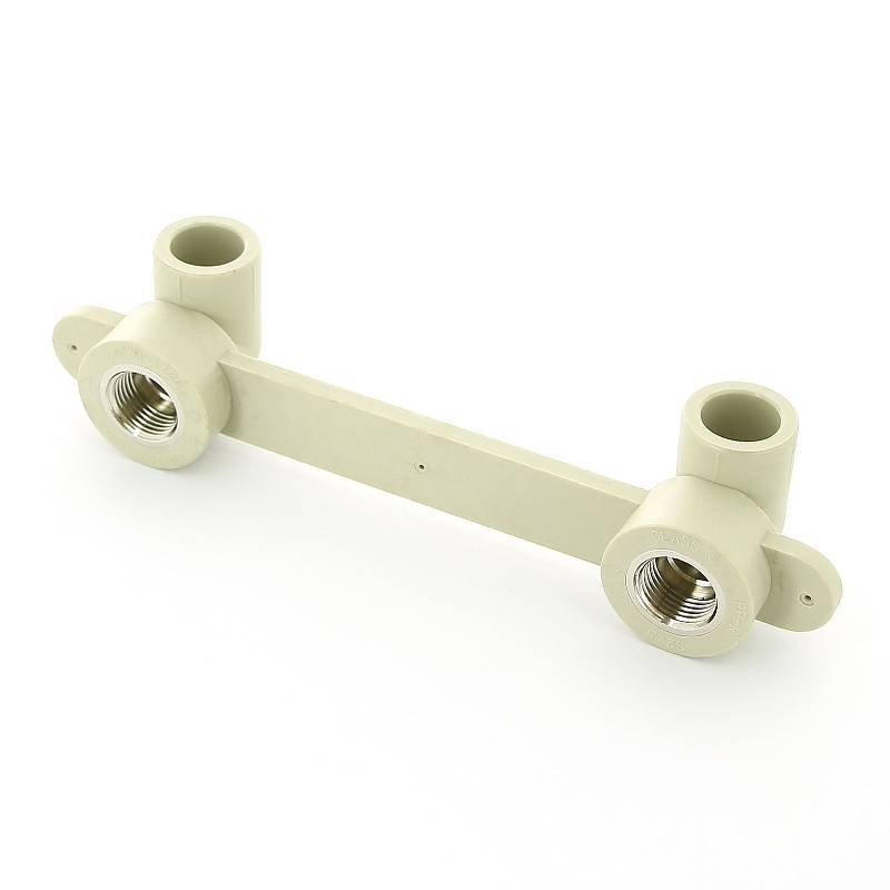 Водорозетка Heisskraft двойная 20x1/2 под гипсокартон на планке 3252020