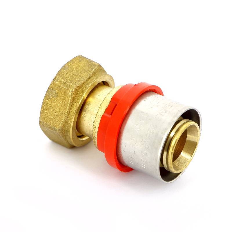 Муфта пресс с накидной гайкой Tiemme 26x1 плоское уплотнение 1650071