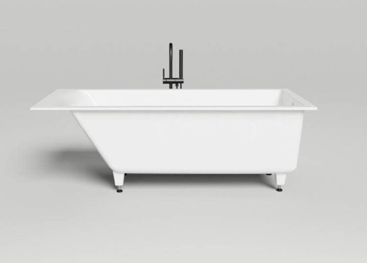 Ванна Salini Cascata 1698x750 мм S-Stone белый глянцевый 104113G