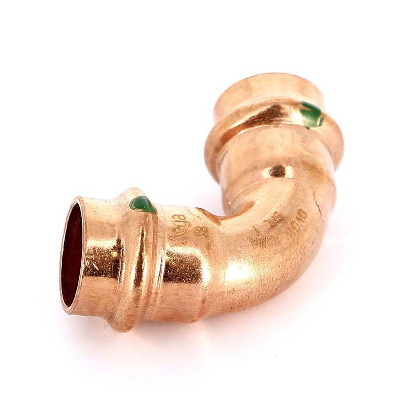 Угол 90° пресс медный Viega Profipress 18 мм 291495