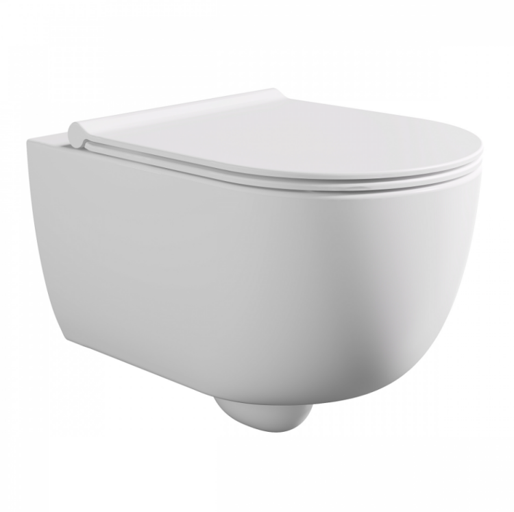 Унитаз подвесной безободковый Alice Ceramica Unica белый матовый 350x520 мм 32254109