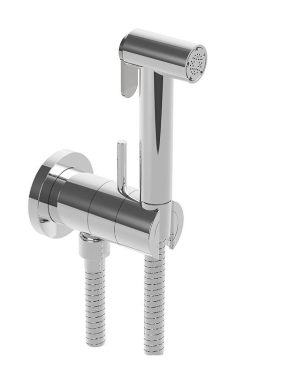 Гигиенический душ Cisal Idroscopini со шлангом и держателем хром CY00794521