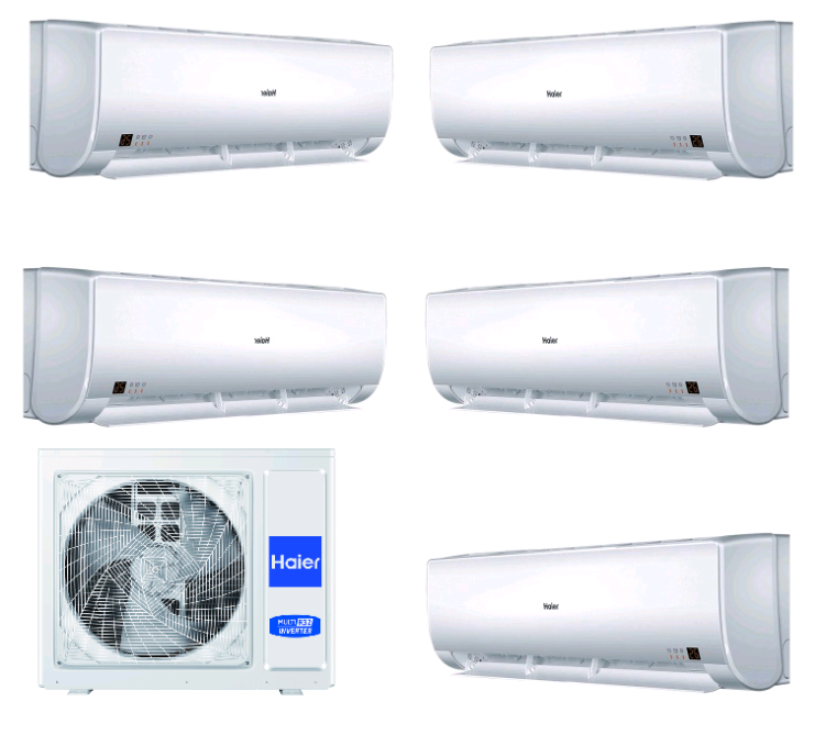 Мульти-сплит система Haier 5U90S2SS5FA / AS12BS4HRA-5 инверторная R32 5U90S2SS5FA / AS12BS4HRA-5