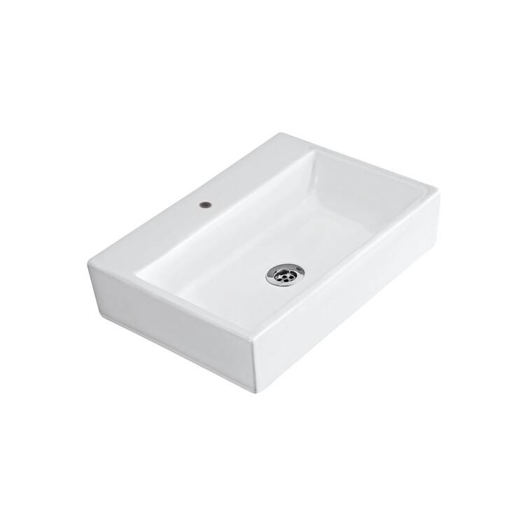 Раковина Jaquar Florentine 515x365x120 мм с 1 отверстием под смеситель белая FLS-WHT-5931