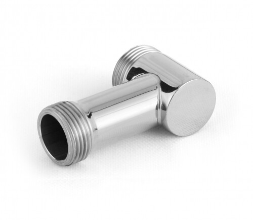 Уголок переходной Сунержа НР G 1 - НГ G 3/4 флок бронза 50-1505-0134