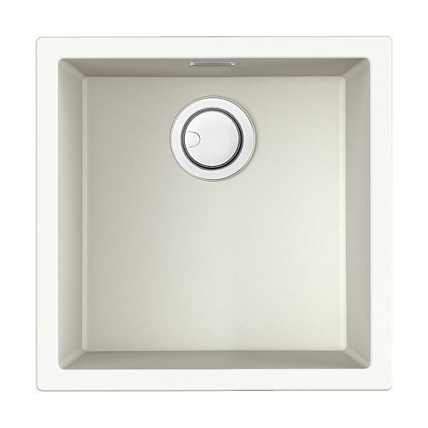 Кухонная мойка Omoikiri Yamakawa 45-U/I-WH Artceramic 45.6 x 45.6 см белый 4993784