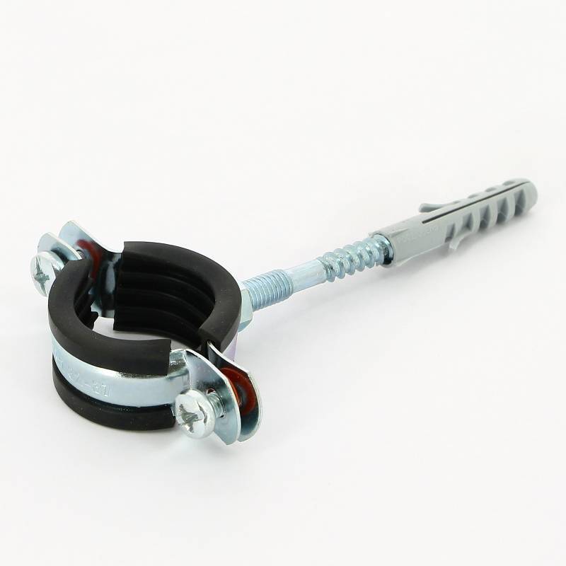 Хомут с резиновым уплотнителем, шпилькой и дюбелем Uni-Fitt 1 дюйм (32-37 мм) 850U4800