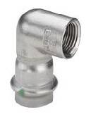 Угловой переход Viega Sanpress Inox 90° 15x3/4 ВР 436988