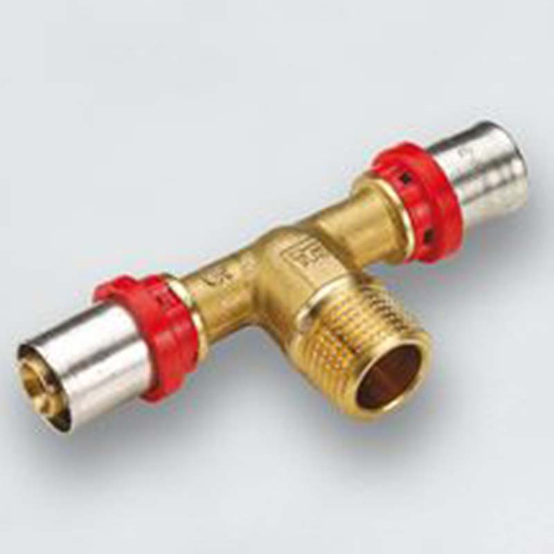 Тройник пресс с наружной резьбой TIEMME 26х3/4х26 1650098