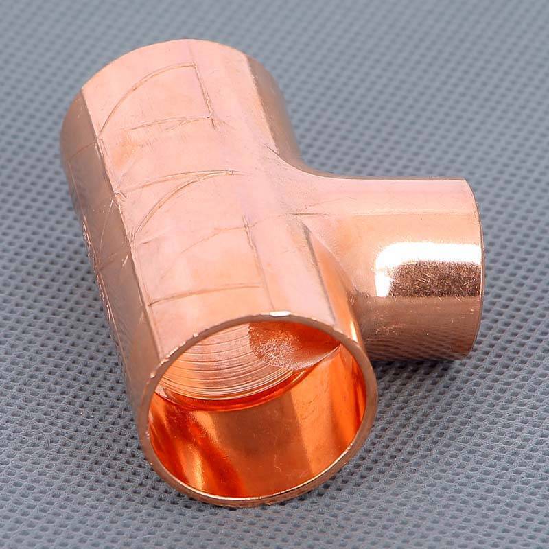 Тройник медный под пайку Viega 28х22х28 мм 101282