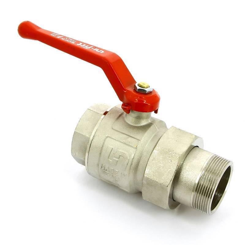 Кран шаровой полнопроходной Uni-Fitt Etalon рычаг с разъемным соединением 2 НВ 113L7000