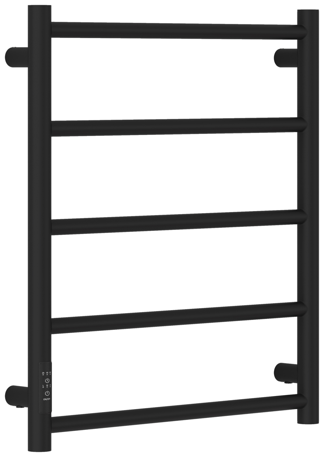 Полотенцесушитель электрический Стилье Формат 27 53.2х60 см прямая левое подключение чёрный матовый 31529-6050