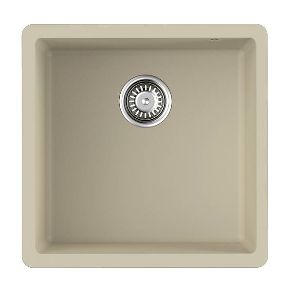 Кухонная мойка Omoikiri Bosen 44-U-BE Tetogranit 44x44 см ваниль 4993596