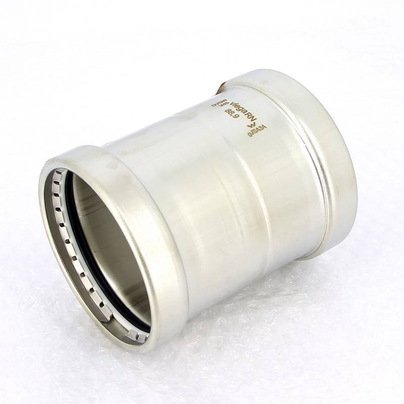 Муфта надвижная Viega Sanpress Inox XL 88.9 мм нержавеющая сталь 482848