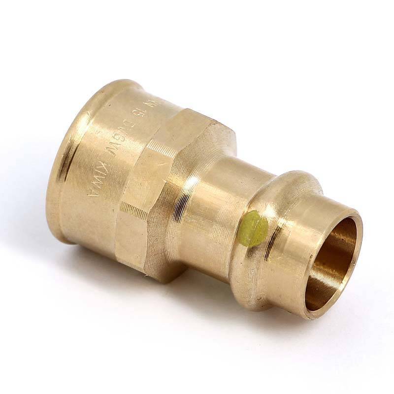 Муфта пресс с внутренней резьбой Viega Profipress G 15x1/2 бронза 346379