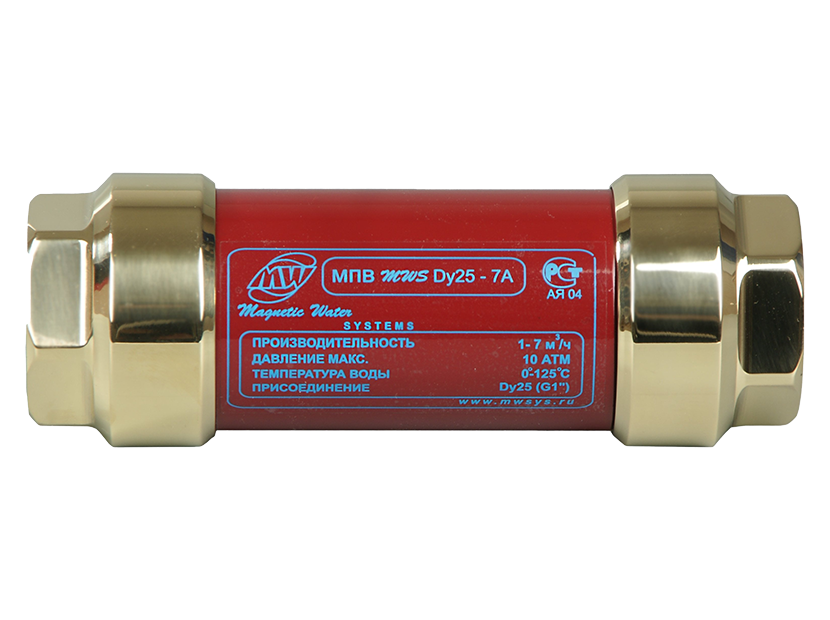 Магнитный преобразователь воды MWS Ду 25 1 1-7 м³/ч MWS Ду 25