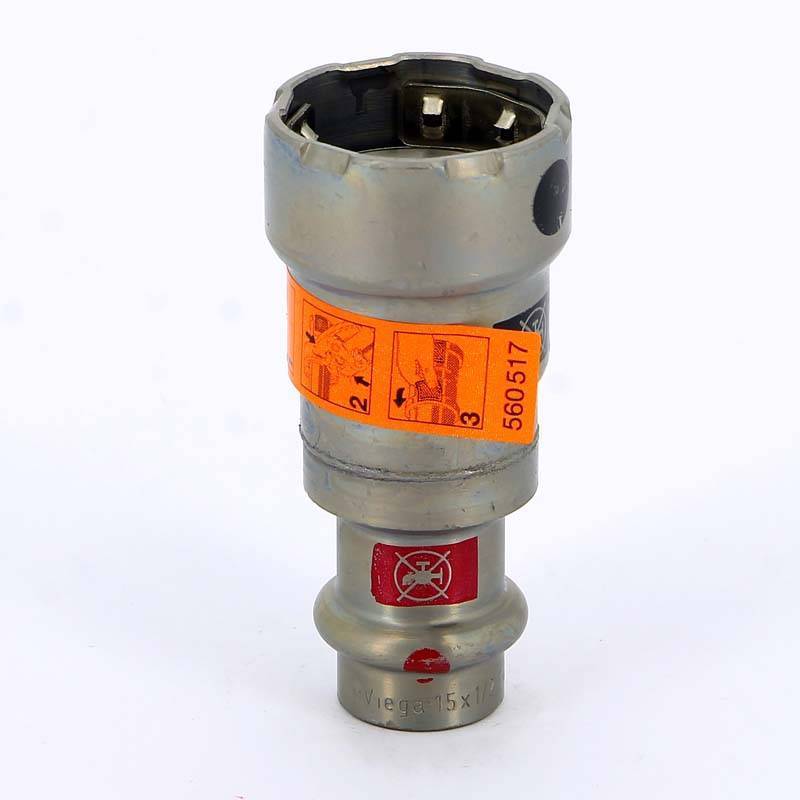 Переход пресс Viega Megapress 15 x 1/2 PN 6 оцинкованная сталь 718787