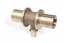 Тройник переходной REHAU RAUTITAN RX+ 50-32-40 бронза 14562901001