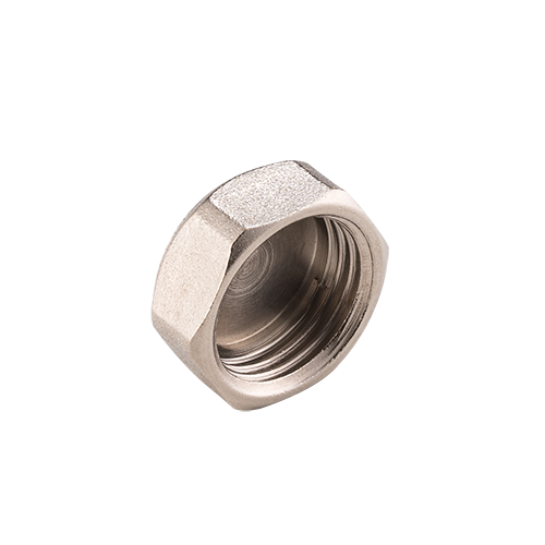 Заглушка латунная усиленная General Fittings 1 1/2 ВР BF56308