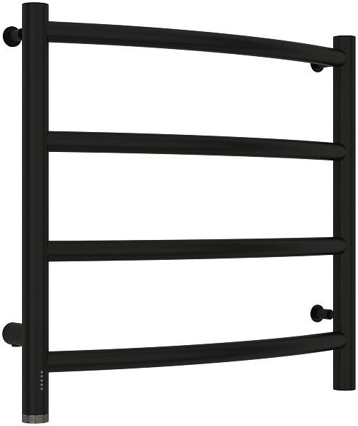 Полотенцесушитель электрический Сунержа Галант 4.0 500x500 мм левый матовый черный 31-0830-5050