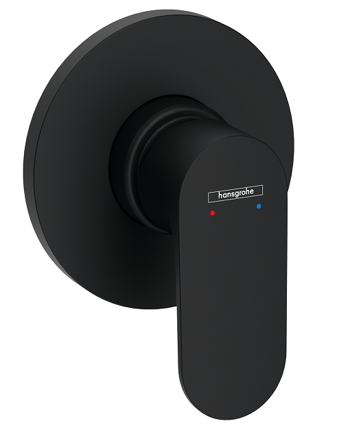 Смеситель для душа Hansgrohe Rebris S однорычажный черный матовый 72649670