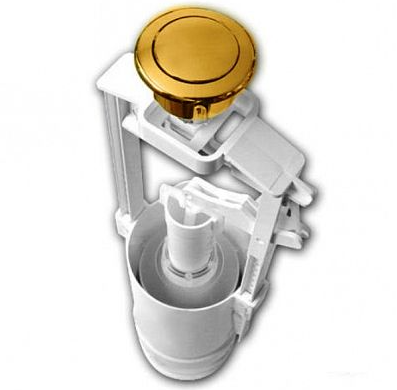 Механизм смыва для бачка унитаза Artceram Hermitage со средней трубой золото HEA014 73