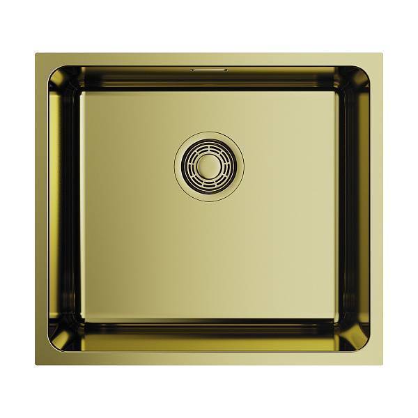 Кухонная мойка Omoikiri Tadzava 49-U/I-AB 49x44 см латунь 4993075